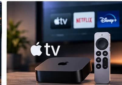 Apple TV streaming device